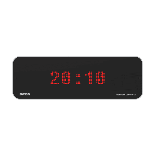IP Audio Network LED Clock